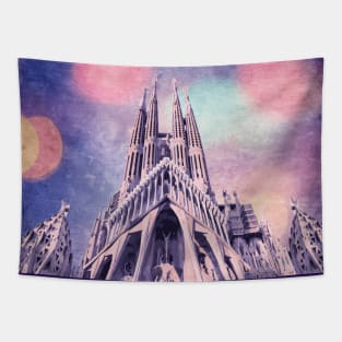 Barcelona Sagrada Familia Tapestry