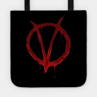 V For Vendetta Sign Tote