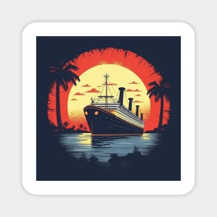 Sail into Adventure: Explore the World on a Cruise Ship Magnet