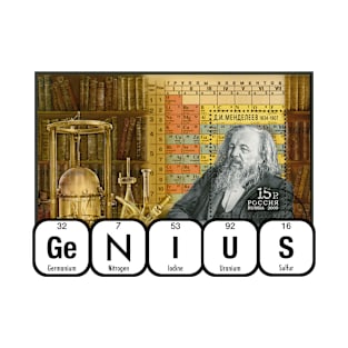 Genius Dmitri Mendeleev T-Shirt