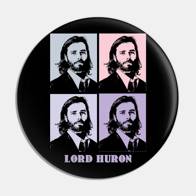 Lord Huron Pop Art Pin by KERIKIL