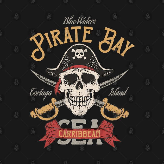 Pirate Bay pirate skull by ShirtyLife