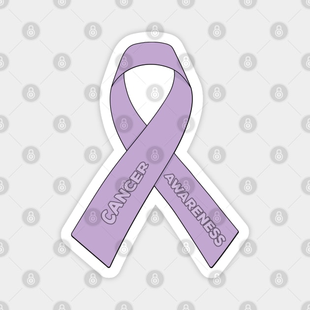 Cancer Awareness Ribbon Magnet by DiegoCarvalho