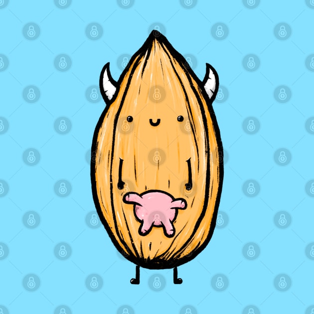 Almond milk cow seed by Broccoliparadise