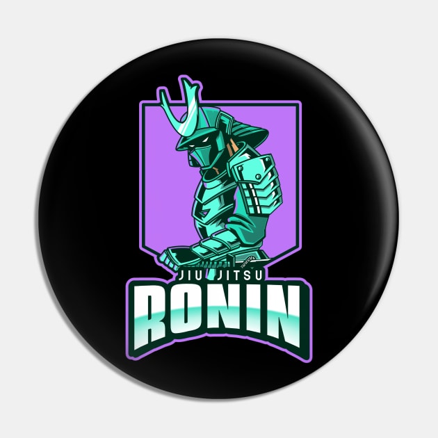 Ronin Jiu Jitsu Bjj MMA Pin by Tip Top Tee's