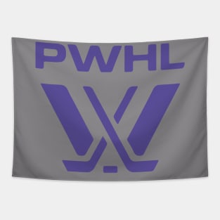 PWHL Purple Logo Tapestry