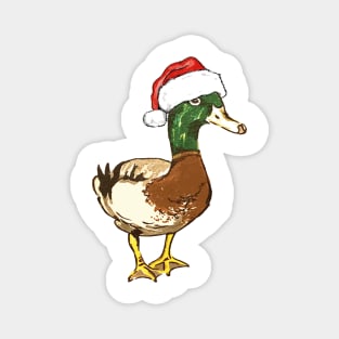 Christmas Duck Magnet