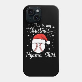 This Is My Christmas Baseball Pajama Phone Case