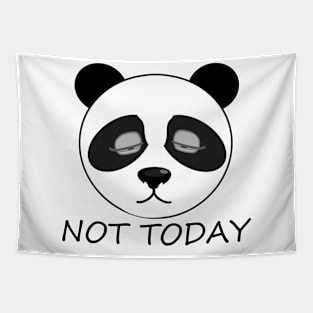 Not Today Panda Tapestry