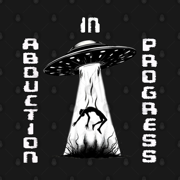 Alien UFO Abduction Silhouette by MetalByte