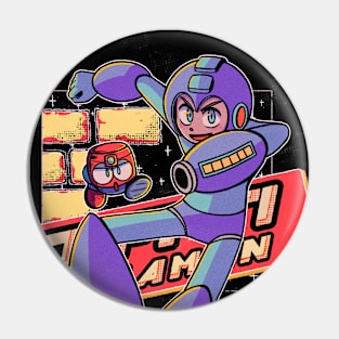 vaporwave anime aesthetic video game megaman Pin