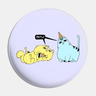 Party cats Pin