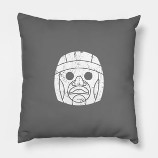 Olmec colossal heads mysterious ancient wonders Pillow