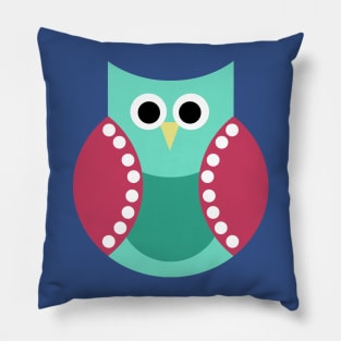 Cute Owl (Version One) Pillow