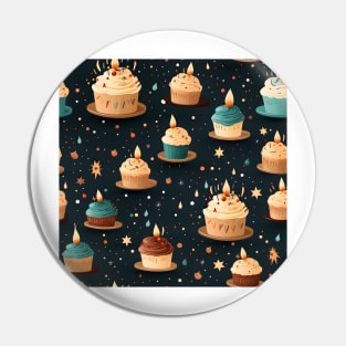 Happy Birthday Party Celebration Pattern 16 Pin