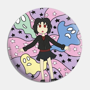 Ghost&Girl Pin