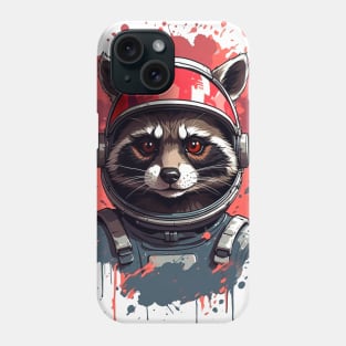 Space Pioneer Raccoon Phone Case