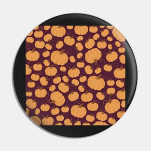 Maroon Pumpkin Patch Pin