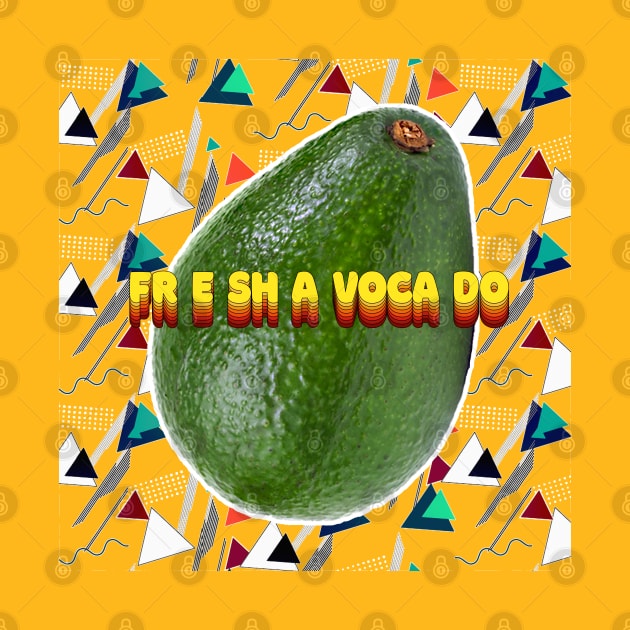 Fresh Avocado - Post Modern Neo-Futuristic Super-Fresh Graphic Design by DankFutura