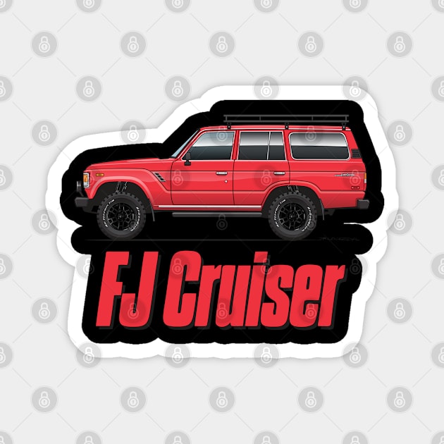 Cruiser-red Magnet by JRCustoms44