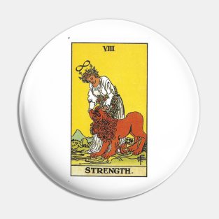 Strength Tarot Pin