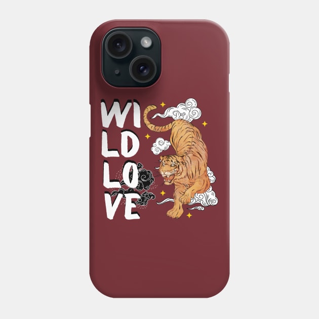 Wild Love Tiger King Phone Case by ChasingTees