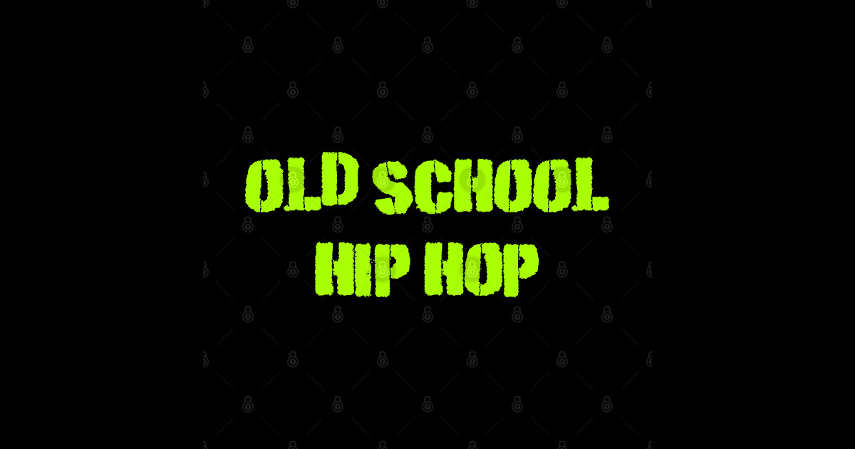 Old school hip hop Old School Hip Hop Sticker TeePublic