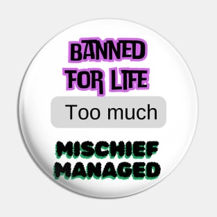 Banned Pin