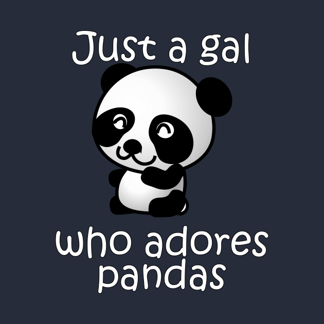 Awesome Adorable Panda Cute Teens Girl Women Gift by rayrayray90