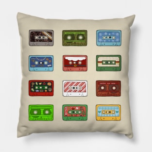 Holiday Mixtape Pillow