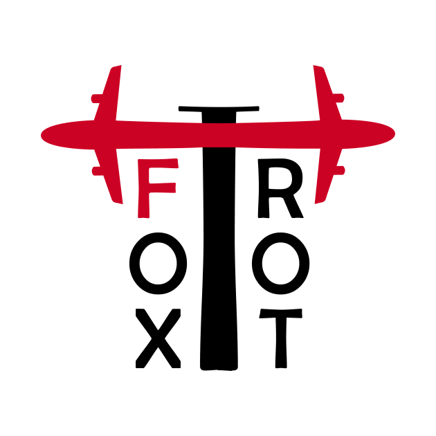 FOXTROT Aviation Phonetic Alphabet Pilot Airplane by For HerHim