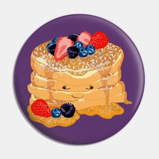 Blissful Pancake Stack Pin