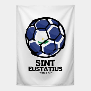 Sint Eustatius Football Country Flag Tapestry