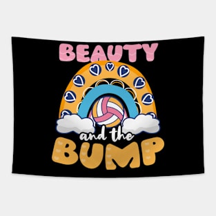 Volleyball Pregnancy Shirt | Beauty And The Bump Tapestry