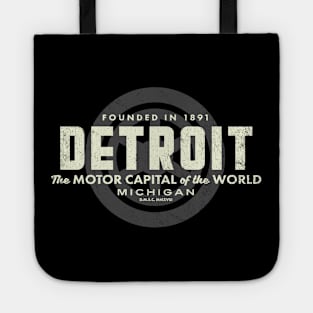 Detroit Michigan - The Motor Capital of the World Tote