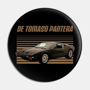 De Tomaso Pantera 1970 Awesome Automobile Pin