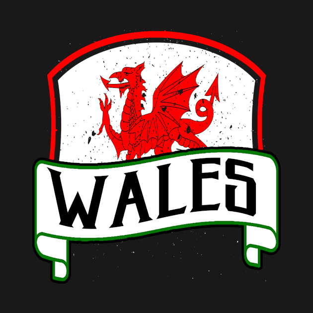 Wales United Kingdom by funkyteesfunny