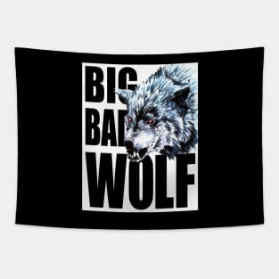 Big Bad Wolf (Black) Tapestry