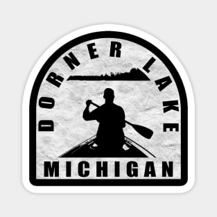 Dorner Lake Canoeing Michigan Magnet