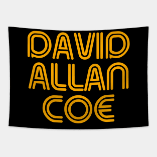 David Allan Coe ))(( Mysterious City Lights Tribute Tapestry