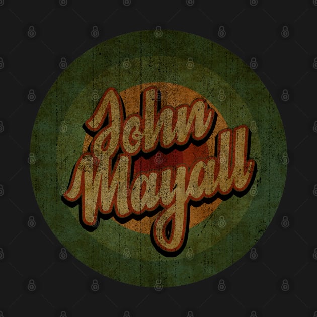 Circle Retro Vintage John Mayall 80s by Jokowow