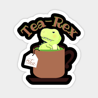 T-Rex.Funny Tea Rex Magnet