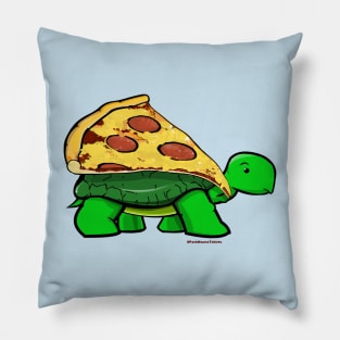 Turtle Delivering Pizza Pillow