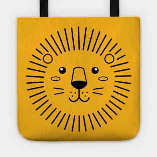 Cute Lion - Head of Lion for Toddlers Kids Men Women Tote