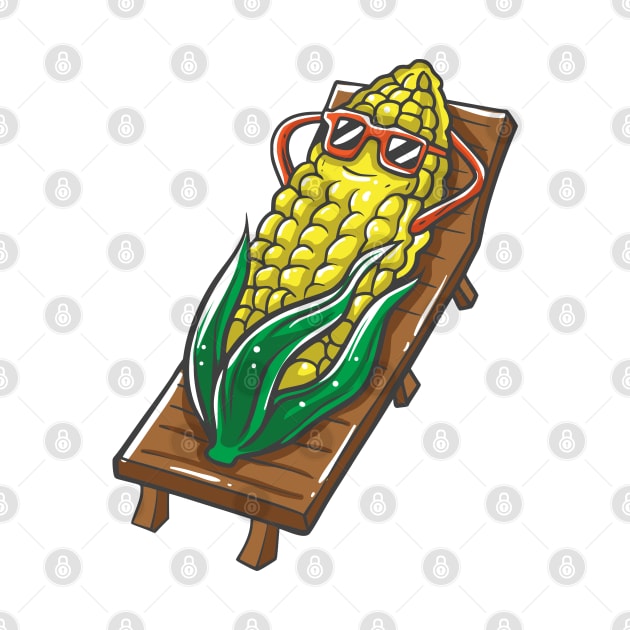 corn relaxing summer by Mako Design 