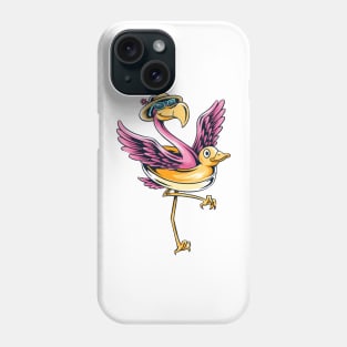 summer flamingo Phone Case