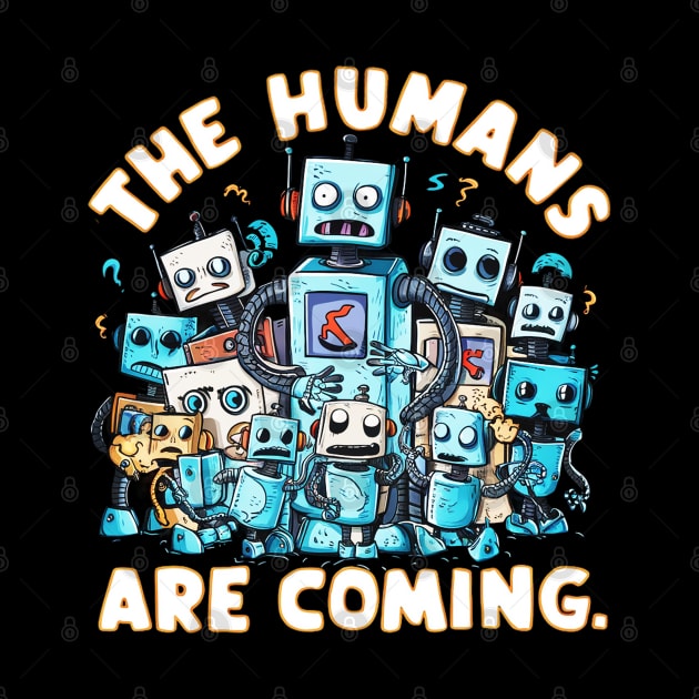 The humans are coming Robot by mdr design