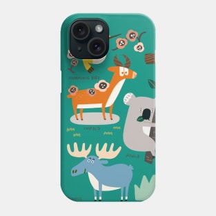 Cute Animal Friends 2 Phone Case