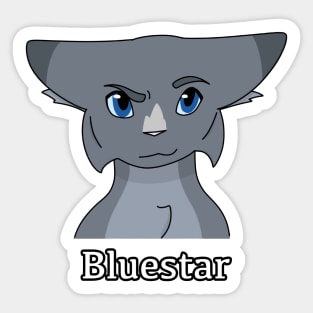Bluestar - A Noble Leader Sticker for Sale by sodapoptops