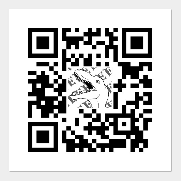 qr code sticker design qr code posters and art prints teepublic